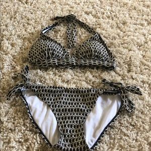 Two piece bathing suit!